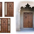 Alpujarreñas, производство дверей из дерева в стиле рустик, резные входные двери в рустическом стиле